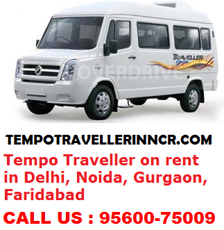 Tempo Traveller in Gurgaon<br>Call us : 9560075009